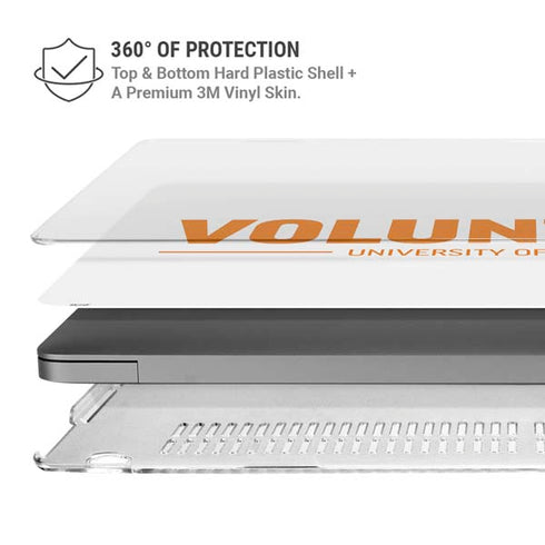 University of Tennessee-Knoxville Volunteers Text MacBook Pro 14in (2021-24) Case plus Skin